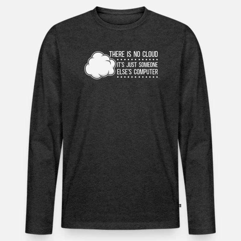 Cloud Computing Informatik Programmierung Dev Männer Premium Bio Langarmshirt