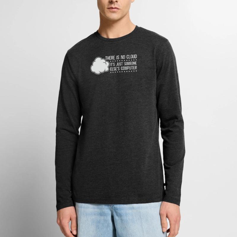 Cloud Computing Informatik Programmierung Dev Männer Premium Bio Langarmshirt