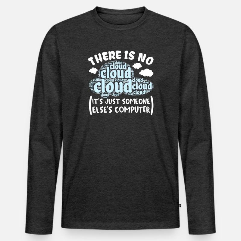 Cloud Computing Informatik Programmierung Dev Männer Premium Bio Langarmshirt