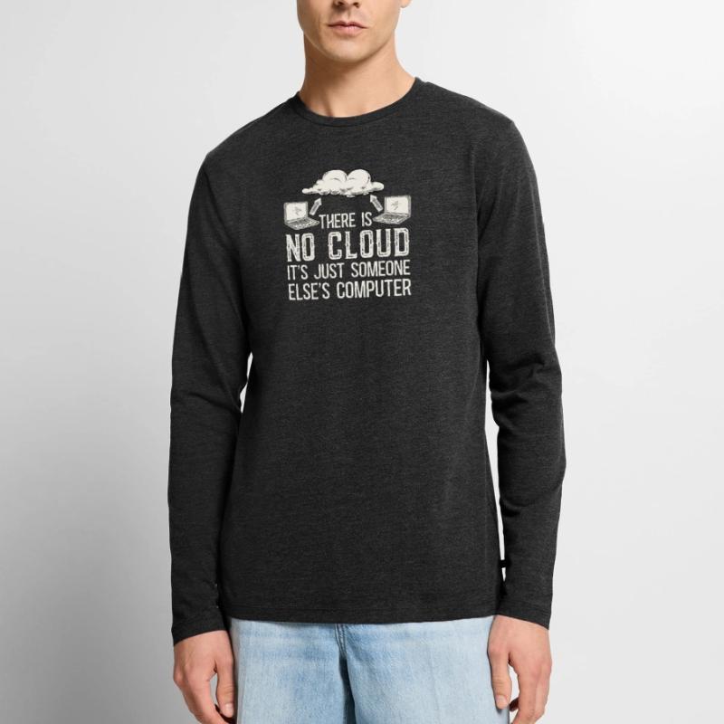 Cloud Computing Informatik Programmierung Dev Männer Premium Bio Langarmshirt