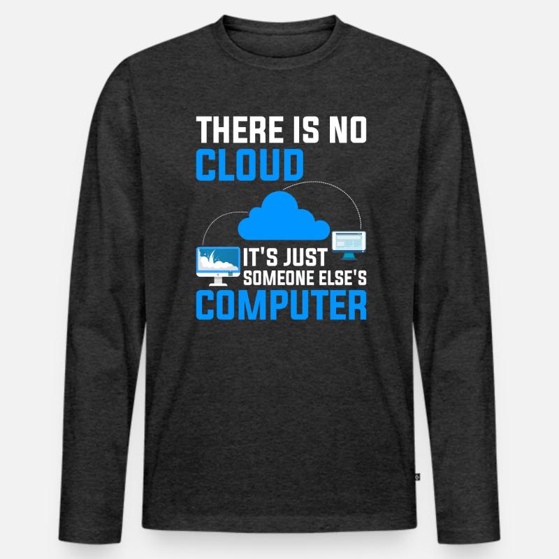 Cloud Computing Informatik Programmierung Dev Männer Premium Bio Langarmshirt