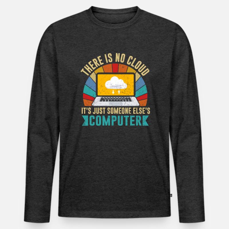 Cloud Computing Informatik Programmierung Dev Männer Premium Bio Langarmshirt