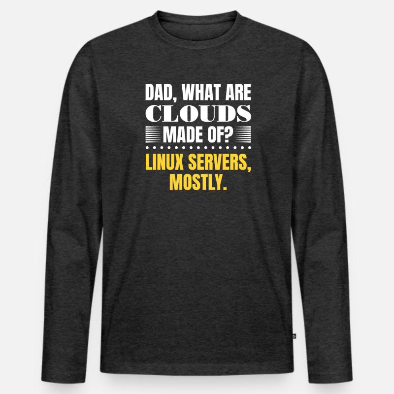 Cloud Computing Informatik Programmierung Dev Männer Premium Bio Langarmshirt