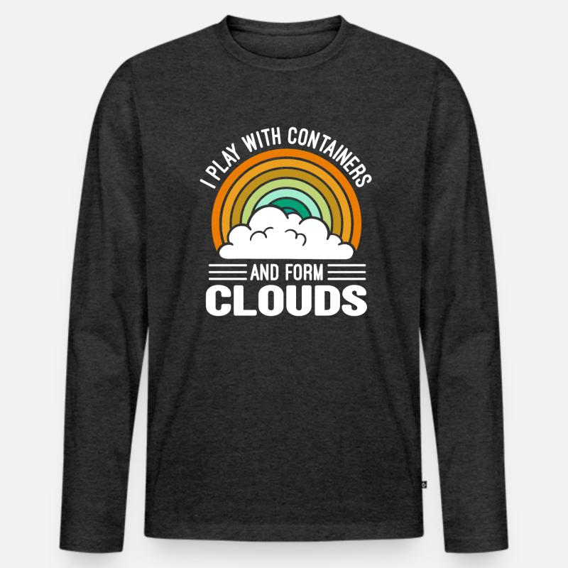 Cloud Computing Informatik Programmierung Dev Männer Premium Bio Langarmshirt