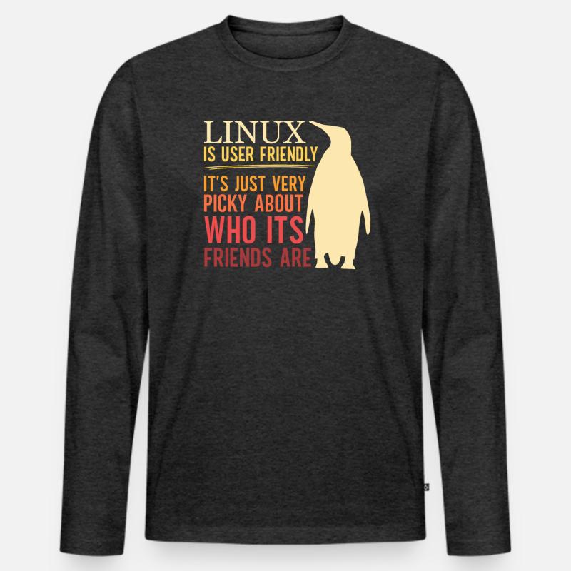 Linux Is User Friendly - Cloud Computing Engineer Männer Premium Bio Langarmshirt