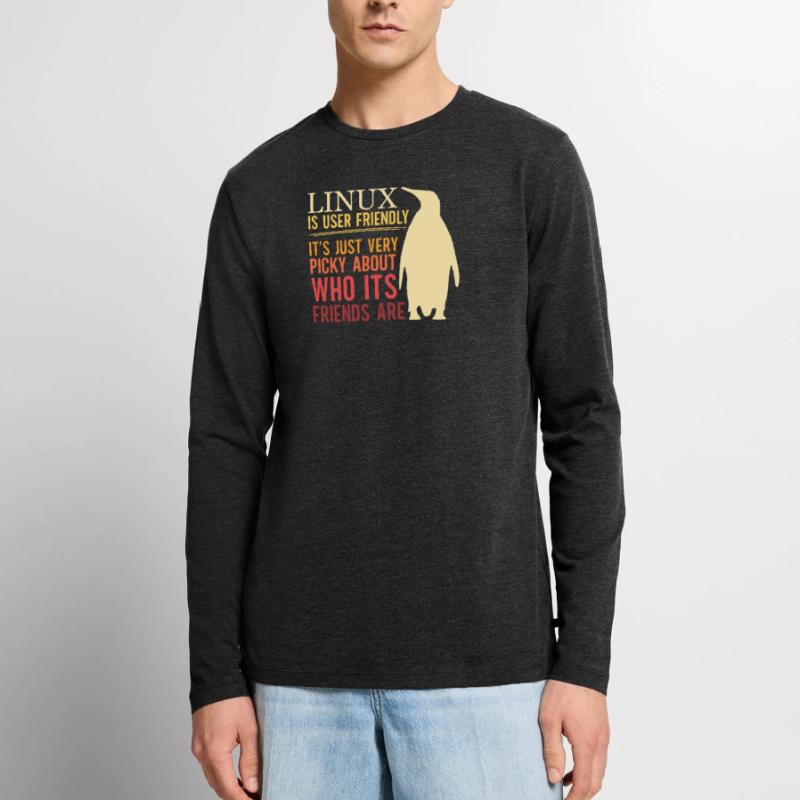 Linux Is User Friendly - Cloud Computing Engineer Männer Premium Bio Langarmshirt
