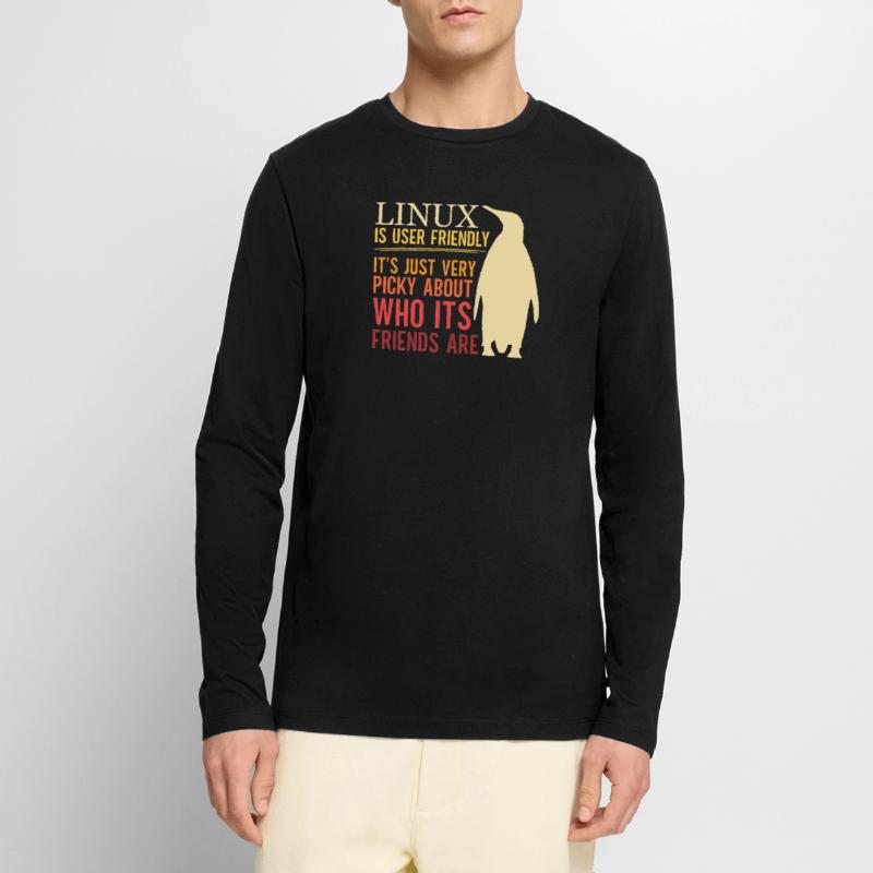 Linux Is User Friendly - Cloud Computing Engineer Männer Premium Bio Langarmshirt