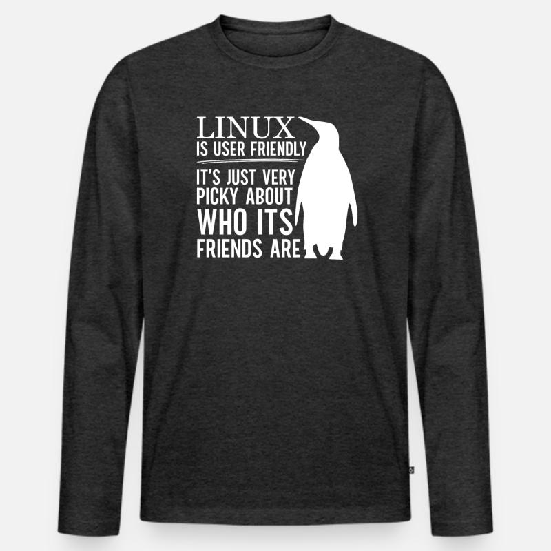 Linux Is User Friendly - Cloud Computing Engineer Männer Premium Bio Langarmshirt