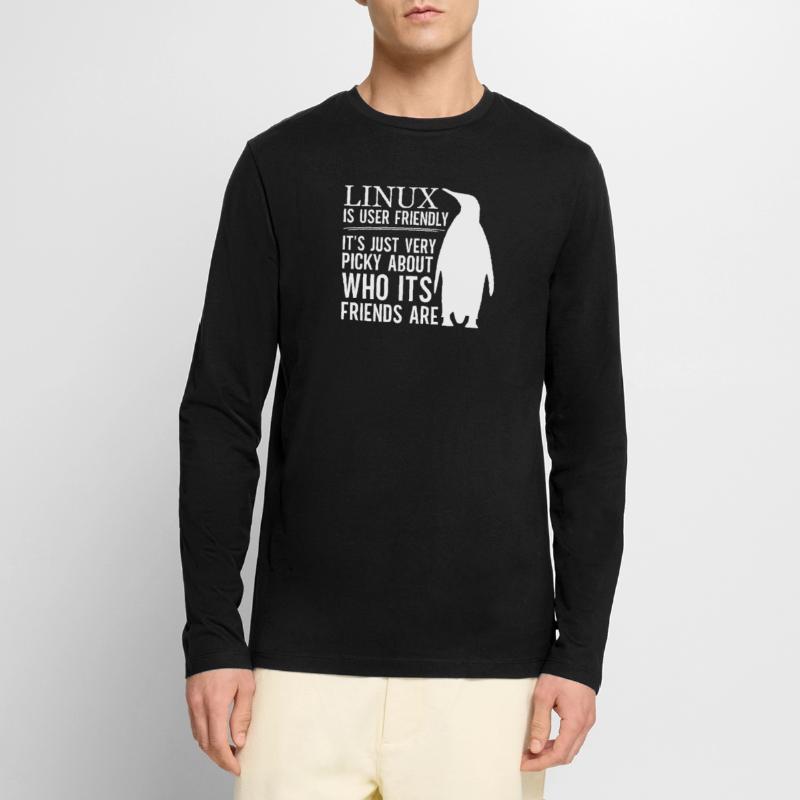 Linux Is User Friendly - Cloud Computing Engineer Männer Premium Bio Langarmshirt