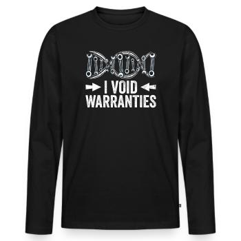 I Void Warranties Kfz Mechaniker LKW Mechatroniker - Männer Premium Bio Langarmshirt - Schwarz - Vorne - Nico (187cm)
