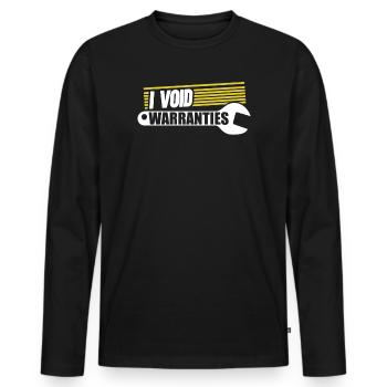 I Void Warranties Kfz Mechaniker LKW Mechatroniker - Männer Premium Bio Langarmshirt - Schwarz - Vorne - Nico (187cm)
