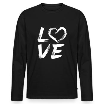 Maler und Lackierer, der Beste und Nervigste Beruf - Männer Premium Bio Langarmshirt - Schwarz - Vorne - Nico (187cm)