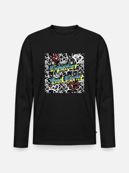 Expedition "GOOD_EARTH" - Shop WoW - 2023 - Men's Premium Organic Long Sleeve Shirt - black