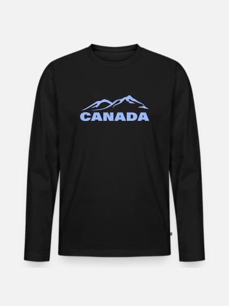 CANADA - T-shirt manches longues Premium bio Homme - noir
