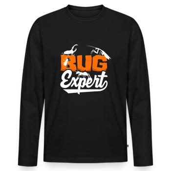 Entomology Entomologist Insects Bugs Bug Expert - Männer Premium Bio Langarmshirt - Schwarz - Vorne - Nico (187cm)