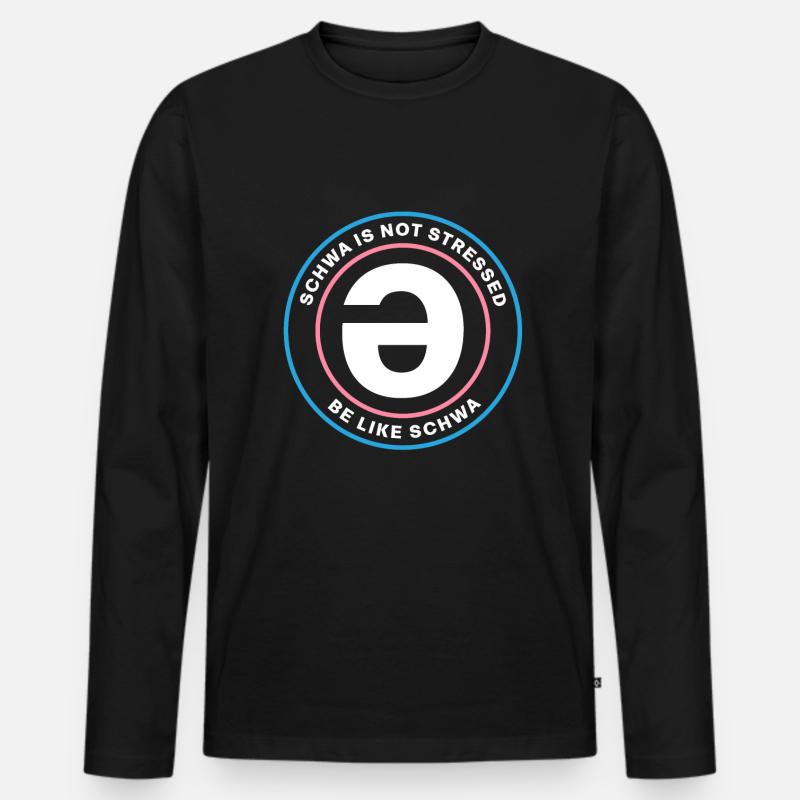 Speech Language Pathologist Speech Therapist - Männer Premium Bio Langarmshirt - Schwarz