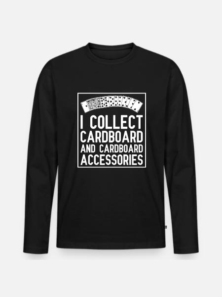 Card Game Card Player - Men's Premium Organic Long Sleeve Shirt - black