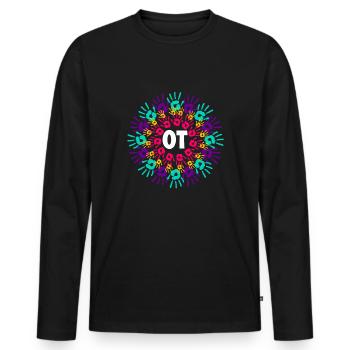 Occupational therapy Occupational therapist Occupational therapist - Men's Premium Organic Long Sleeve Shirt - black - Front - Nico (187cm)