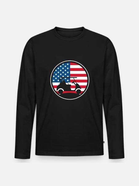 Golfeurs Golfeurs Golfeurs Golfeurs - T-shirt manches longues Premium bio Homme - noir
