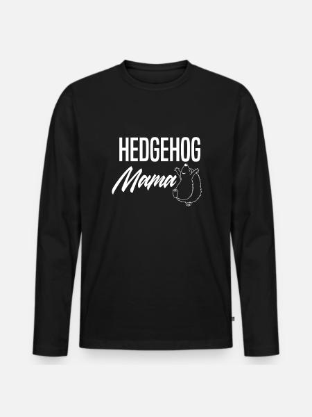 Hérisson Hérisson Hérisson - T-shirt manches longues Premium bio Homme - noir