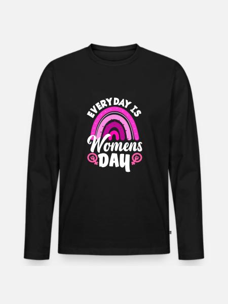Féminisme Féministe - T-shirt manches longues Premium bio Homme - noir