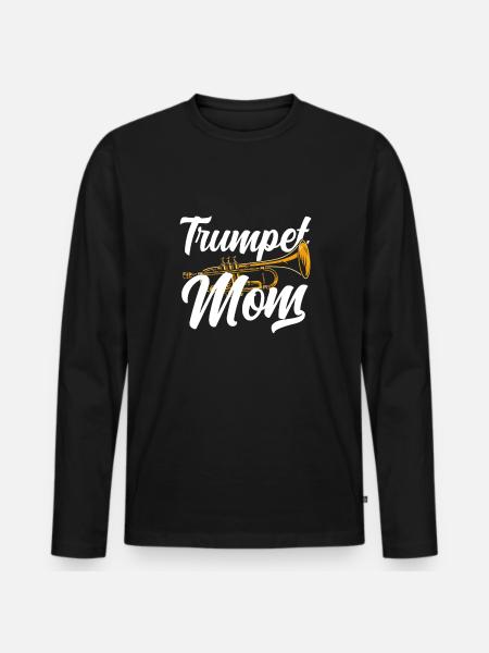 Trumpet Trumpeter Trumpet Player - Men's Premium Organic Long Sleeve Shirt - black