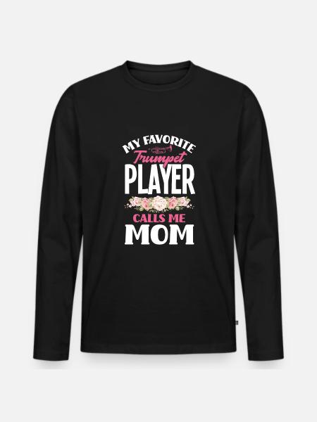 Trompete Trompeter Trompeten Spieler - Männer Premium Bio Langarmshirt - Schwarz