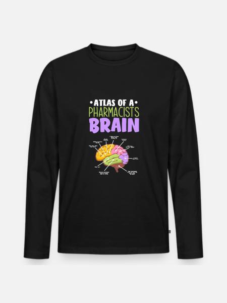 Apothecary Apothecary Apothecary Pharmacy Gift - Men's Premium Organic Long Sleeve Shirt - black