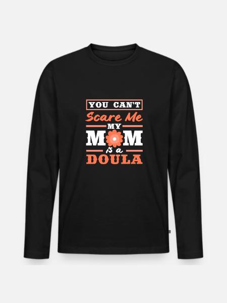 Doula Gift Doula Doulas - Men's Premium Organic Long Sleeve Shirt - black