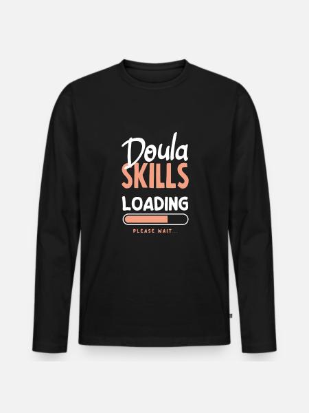 Doula Gift Doula Doulas - Men's Premium Organic Long Sleeve Shirt - black
