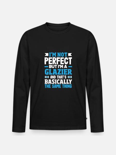 Glasses Gift - Men's Premium Organic Long Sleeve Shirt - black
