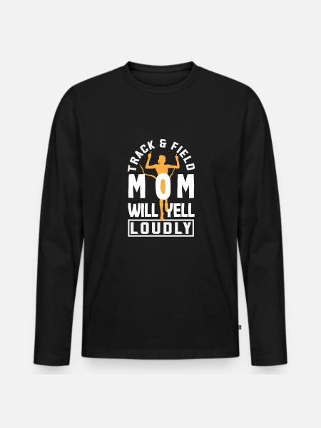 Athlètes d’athlétisme - T-shirt manches longues Premium bio Homme - noir