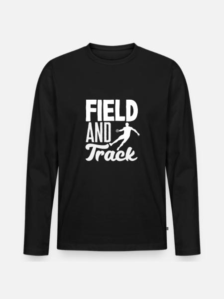 Athletics Athletes - Men's Premium Organic Long Sleeve Shirt - black
