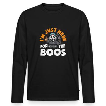 Lustiger Barkeeper Spruch Barkeeper Geschenk - Männer Premium Bio Langarmshirt - Schwarz - Vorne - Nico (187cm)