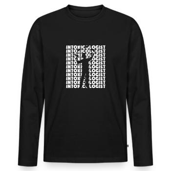 Lustiger Barkeeper Spruch Barkeeper Geschenk - Männer Premium Bio Langarmshirt - Schwarz - Vorne - Nico (187cm)