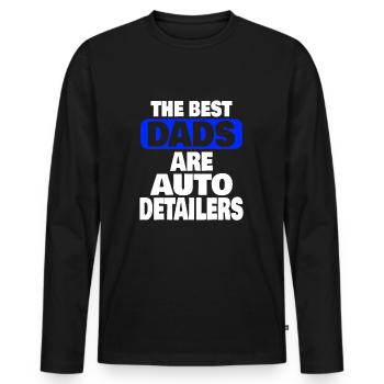Mobile Auto Detailing Auto Detailing Car Detailer - Men's Premium Organic Long Sleeve Shirt - black - Front - Nico (187cm)