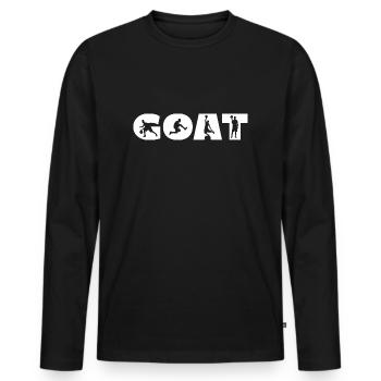 Basketball Basketball Players Basketball Players Club - Men's Premium Organic Long Sleeve Shirt - black - Front - Nico (187cm)