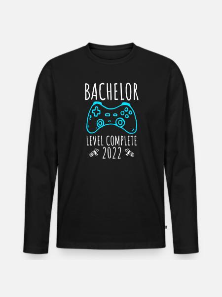 Baccalauréat Baccalauréat 2022 Terminé - T-shirt manches longues Premium bio Homme - noir