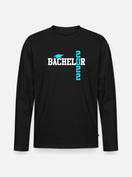 Bachelor Abschluss 2022 - Männer Premium Bio Langarmshirt - Schwarz