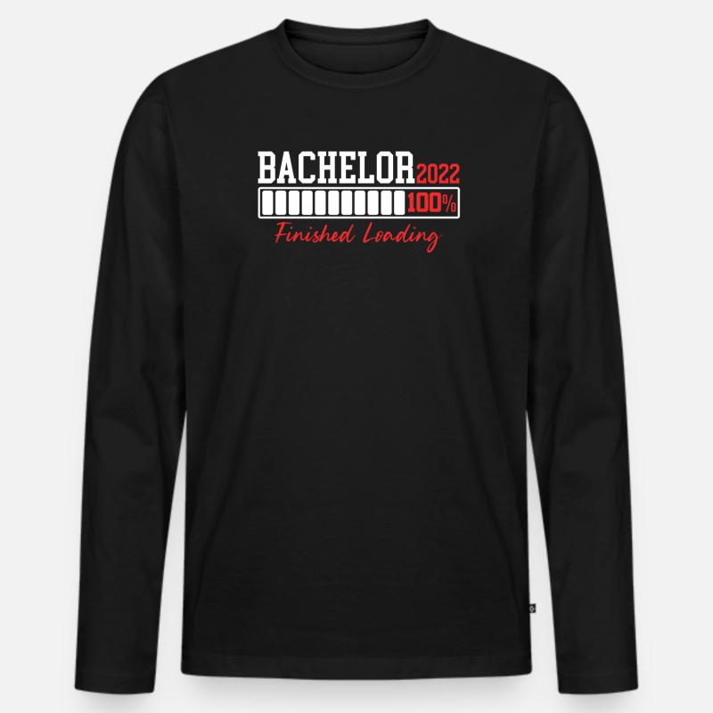 Bachelor 2022 - Männer Premium Bio Langarmshirt - Schwarz