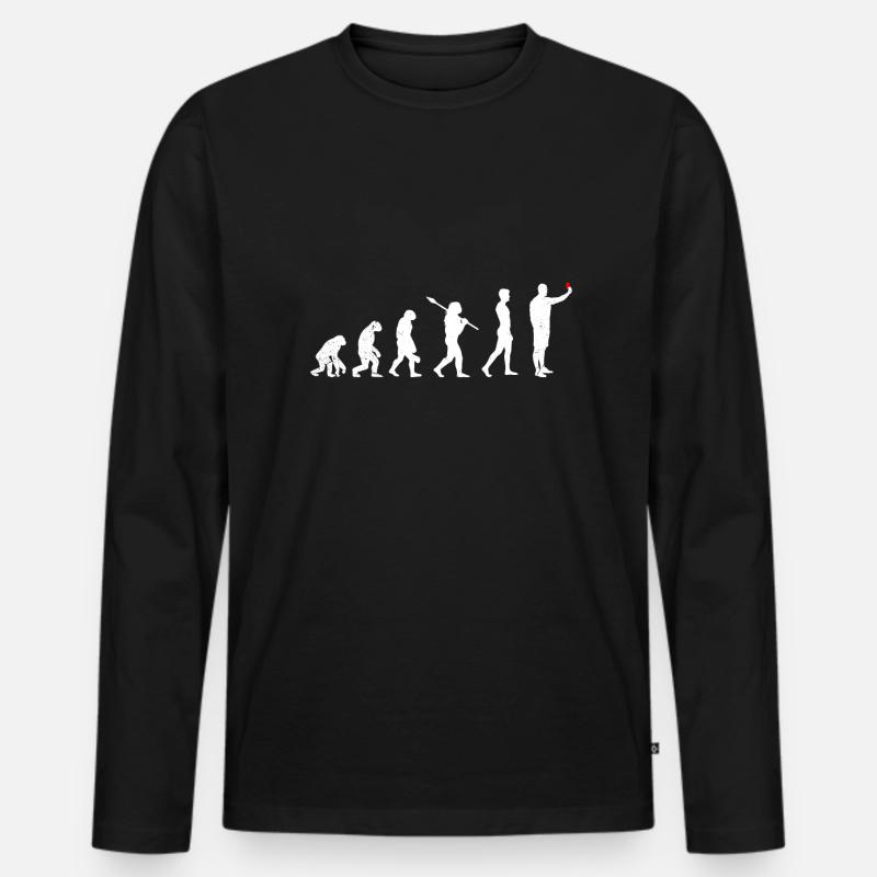 Referee Evolution - Men's Premium Organic Long Sleeve Shirt - black