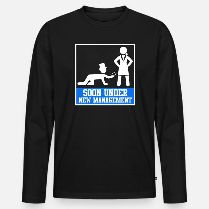 Ehemann Bräutigam Junggesellenabschied - Männer Premium Bio Langarmshirt - Schwarz