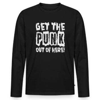 Sortez le punk d’ici! - Gothique - Gothique - Concer - T-shirt manches longues Premium bio Homme - noir - Devant - Nico (187cm)