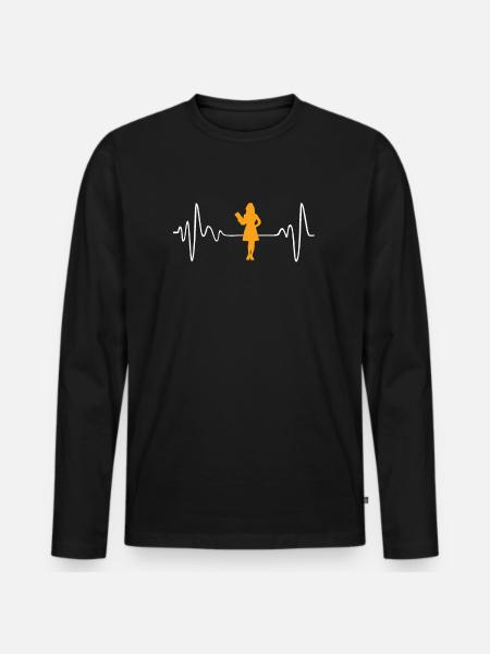 Nurse - Men's Premium Organic Long Sleeve Shirt - black
