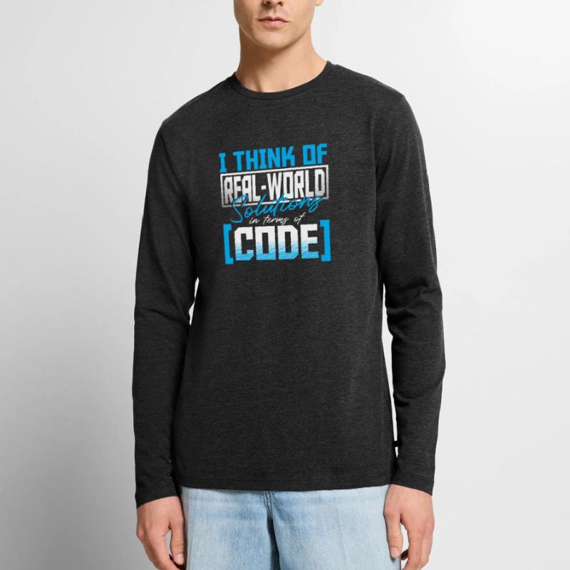 Javascript Software Developer Men's Premium Organic Long Sleeve Shirt