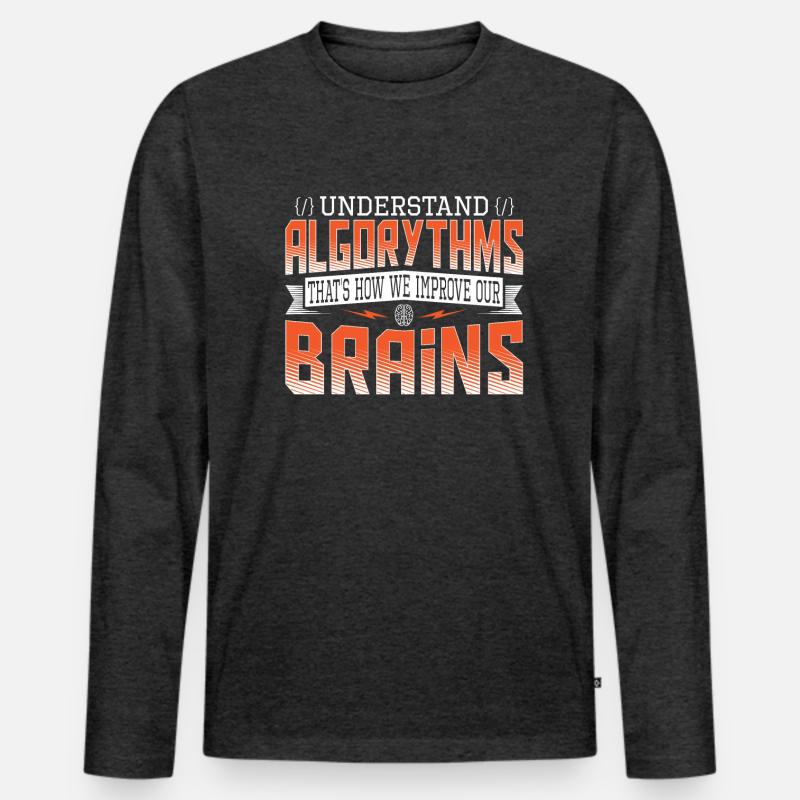 Hacking Programmierung Coder Entwickler Männer Premium Bio Langarmshirt