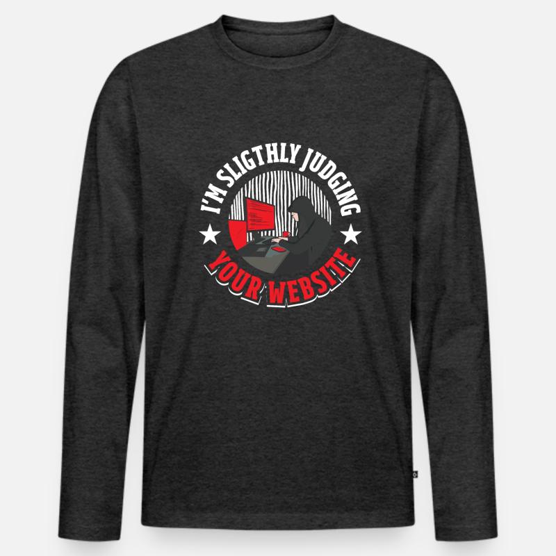 Software Developer Coder Men's Premium Organic Long Sleeve Shirt