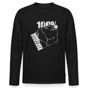 GERMAN SHORTHAIR 100 Chiens Chien Wilsigns Chiens de chasse - T-shirt manches longues Premium bio Homme - noir - Devant - Nico (187cm)