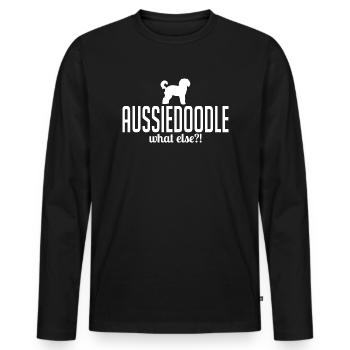 Aussiedoodle quoi d’autre Hundespruch Hunde Wilsigns - T-shirt manches longues Premium bio Homme - noir - Devant - Nico (187cm)