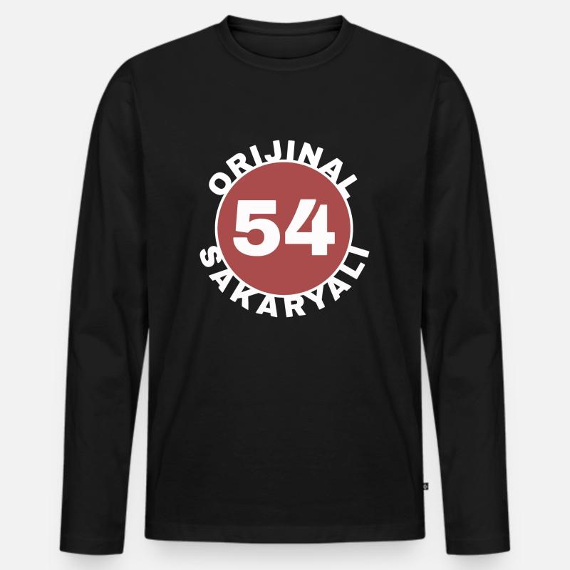 Sakarya - Männer Premium Bio Langarmshirt - Schwarz